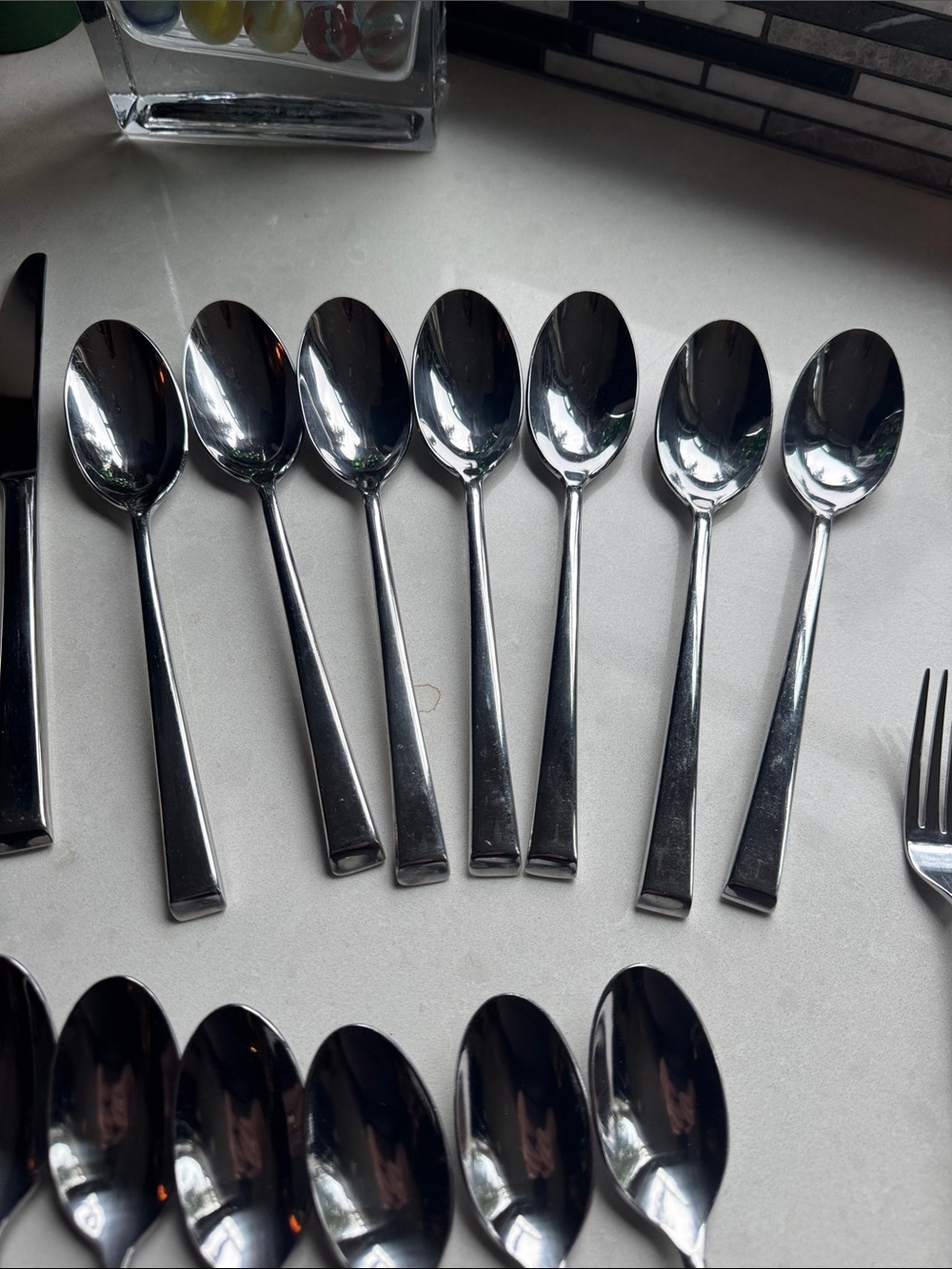 Mikasa Rockford 38 pieces Stainless Steel Flatware Set - Silver - Picture 4 of 7